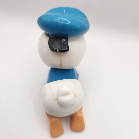 Vintage Disney Wind Up Crawling Baby Mickey Mouse Donald Duck 1984 Works - Picture 7 of 7